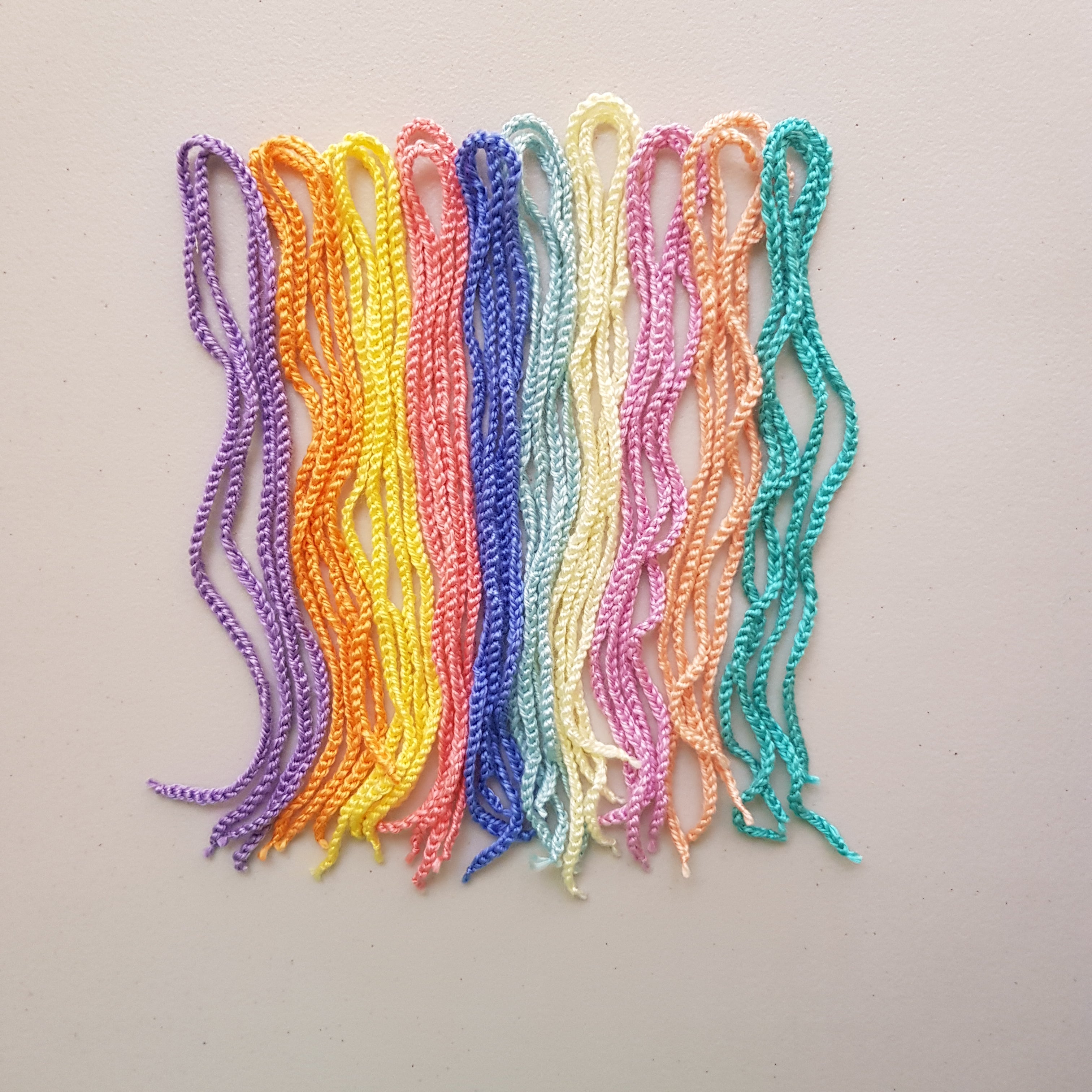 Crochet Hair Ties Set
