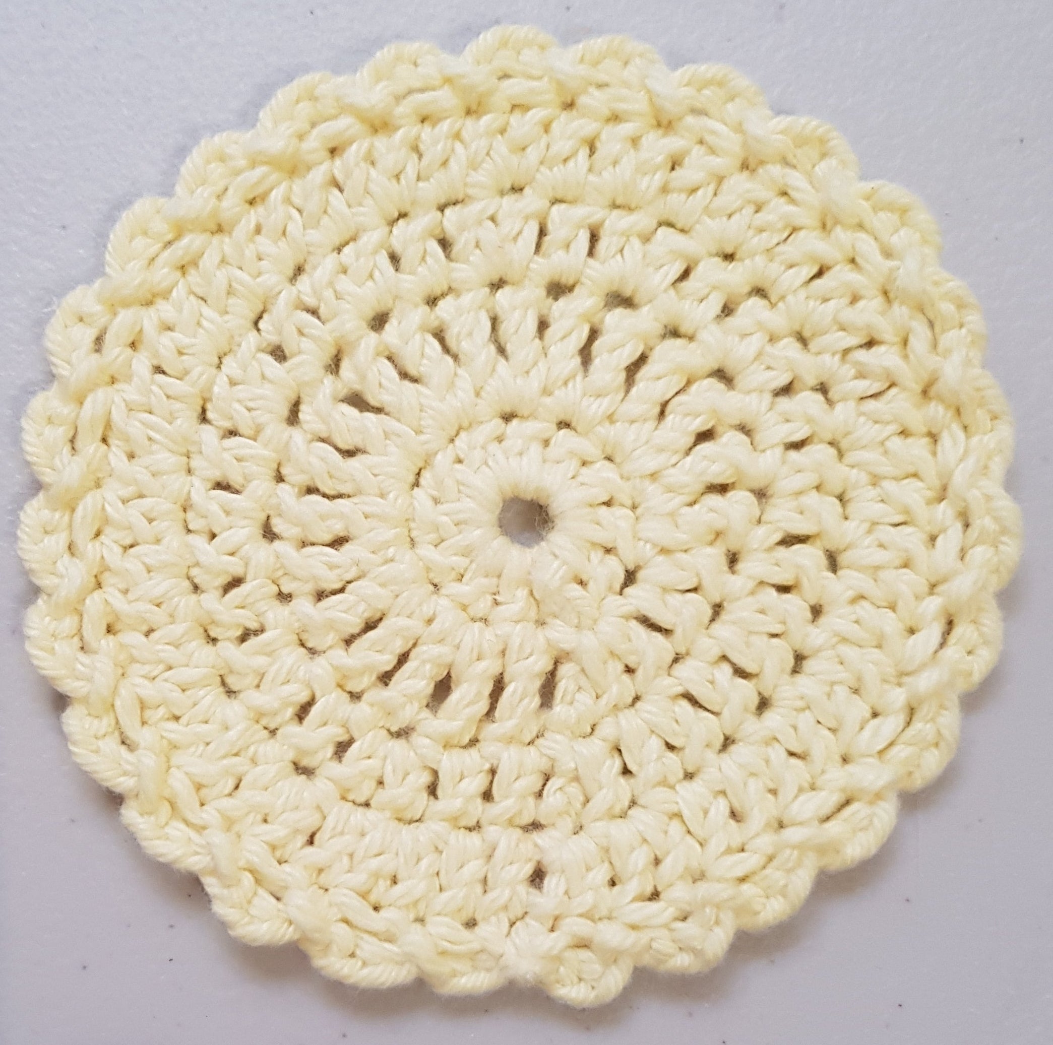 Hand Crocheted Designer Chunky Doily - 10 cm