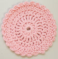 Hand Crocheted Designer Chunky Doily - 10 cm
