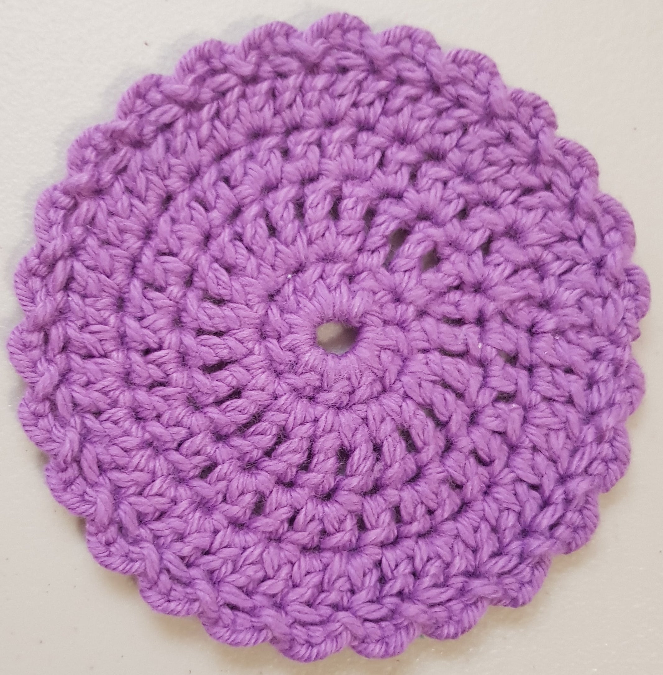 Hand Crocheted Designer Chunky Doily - 10cm