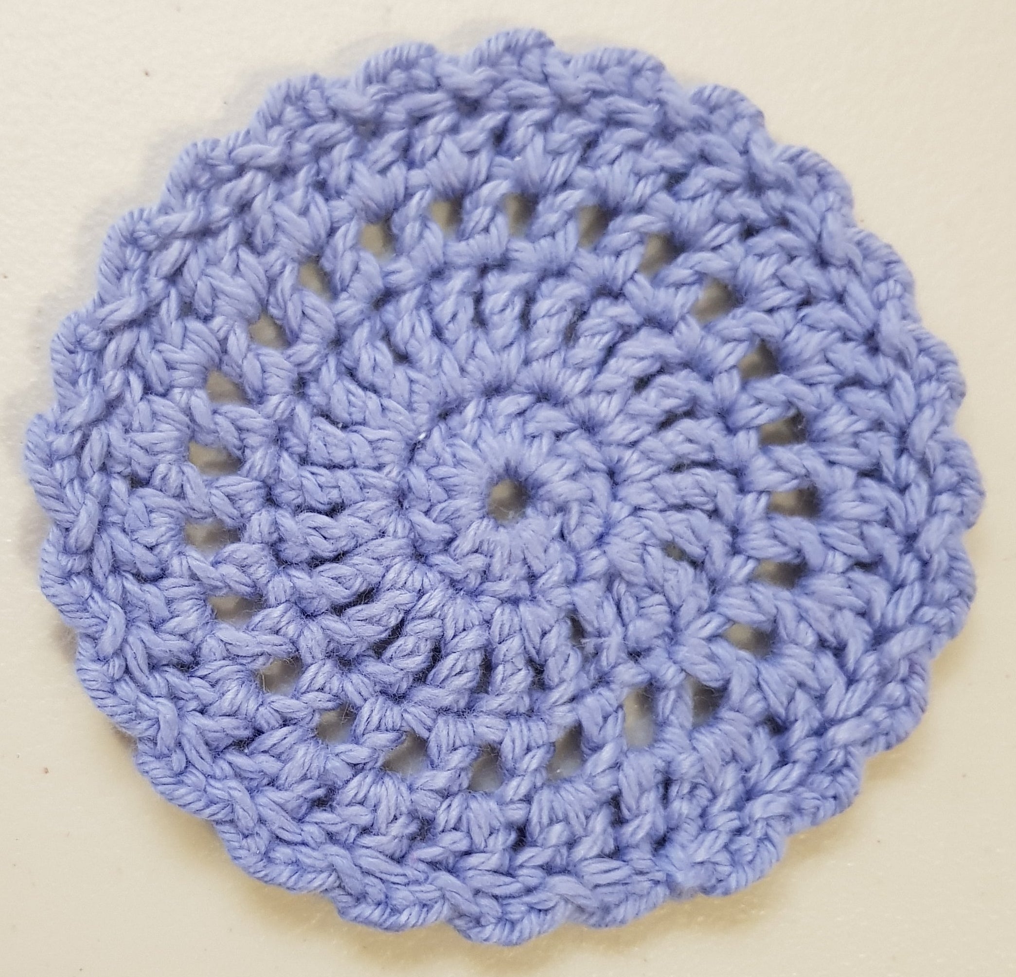 Hand Crocheted Designer Chunky Doily - 10cm