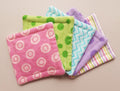 Reusable Cotton Flannelette Face Wipes - Set of 5