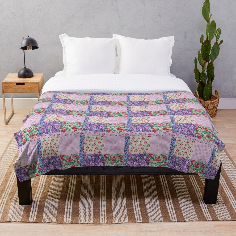 Throw Blanket - Summer Berries - 152 x 127 cm